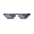 Load image into Gallery viewer, Personality small frame funny mosaic coding pixel sunglasses party game essential