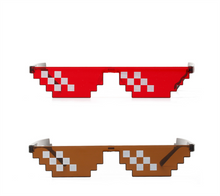 Load image into Gallery viewer, Personality small frame funny mosaic coding pixel sunglasses party game essential