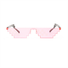 Load image into Gallery viewer, Personality small frame funny mosaic coding pixel sunglasses party game essential