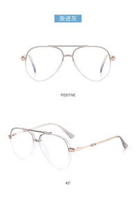 Pilot Blue Light Goggles Men TR90 Optical Glasses Frame Anti Blue Ray Eyewear Women Ultralight Clear Lens Mtopia Glasses