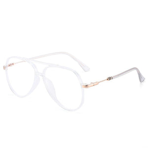 Pilot Blue Light Goggles Men TR90 Optical Glasses Frame Anti Blue Ray Eyewear Women Ultralight Clear Lens Mtopia Glasses