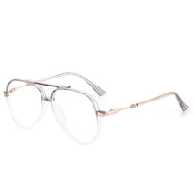 Load image into Gallery viewer, Pilot Blue Light Goggles Men TR90 Optical Glasses Frame Anti Blue Ray Eyewear Women Ultralight Clear Lens Mtopia Glasses