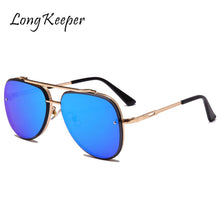 Carica l'immagine nel visualizzatore di Gallery, Pilot Sunglasses Men Women  Sun Glasses Cool Mirror Vintage Oval Driving Glasses Lady Gradient Shades Gafas De Sol