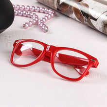Load image into Gallery viewer, Plain Mirror Eyeglasses Eye Glasses Spectacle Flat Clear Len Geek Nerd Glasses Full Frame Eyewear 16 Colors