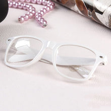 Load image into Gallery viewer, Plain Mirror Eyeglasses Eye Glasses Spectacle Flat Clear Len Geek Nerd Glasses Full Frame Eyewear 16 Colors
