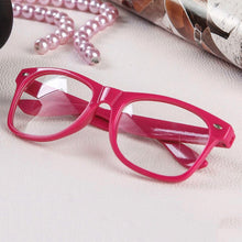 Load image into Gallery viewer, Plain Mirror Eyeglasses Eye Glasses Spectacle Flat Clear Len Geek Nerd Glasses Full Frame Eyewear 16 Colors
