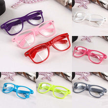Load image into Gallery viewer, Plain Mirror Eyeglasses Eye Glasses Spectacle Flat Clear Len Geek Nerd Glasses Full Frame Eyewear 16 Colors