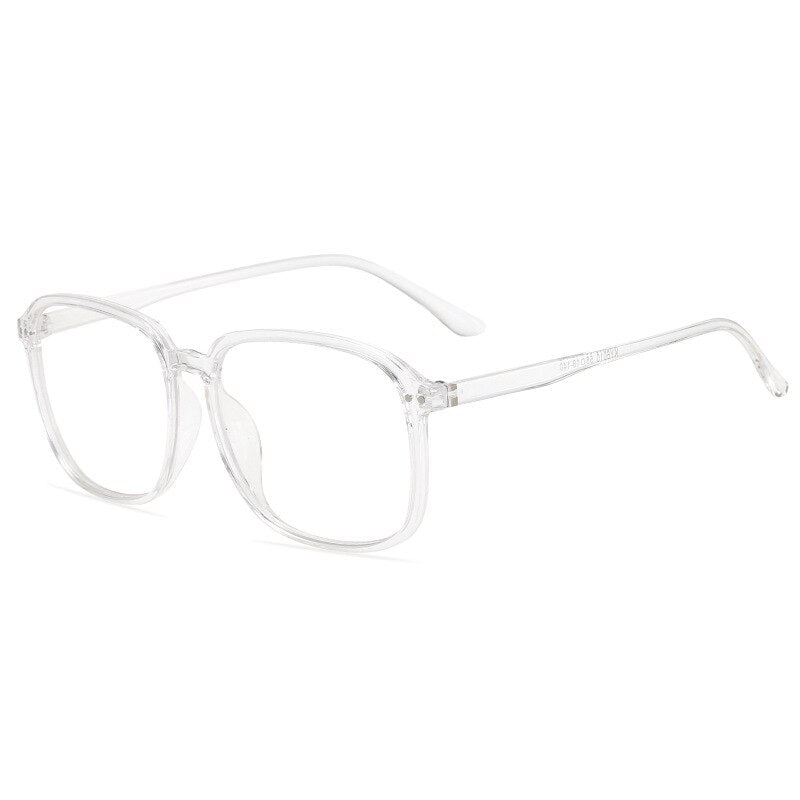 Plastic Oversized Eyeglasses Women Anti Blue Ray Optical Glasses Frame Spectacle Clear Computer Eye Glasses For Men