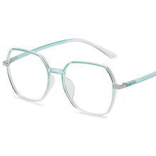 Carica l&#39;immagine nel visualizzatore di Gallery, Occhiali da vista in plastica Occhiali da vista da donna Montature retrò Luce blu Okulary Occhiali con lenti trasparenti Occhiali da vista con montatura per occhiali quadrati