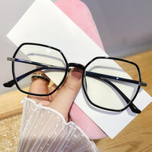 Carica l&#39;immagine nel visualizzatore di Gallery, Occhiali da vista in plastica Occhiali da vista da donna Montature retrò Luce blu Okulary Occhiali con lenti trasparenti Occhiali da vista con montatura per occhiali quadrati