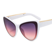 Load image into Gallery viewer, Plus Cat Eye Women Sunglasses Modern Ladies  Sun Glasses Retro Trending Shades UV400 Green Leopard Pink Eyewear