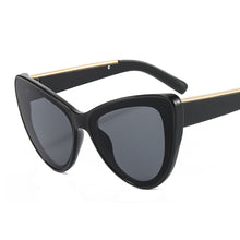 Load image into Gallery viewer, Plus Cat Eye Women Sunglasses Modern Ladies  Sun Glasses Retro Trending Shades UV400 Green Leopard Pink Eyewear