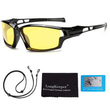 Load image into Gallery viewer, Polarized Fishing Sunglasses Men Women Square Frame Driving Sports Sun Glasses With Strap Eyewear Shades Goggles Gafas