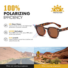 Load image into Gallery viewer, Polarized Sunglasses For Men 2023 Round Women&#39;s Glasses Rivet Eyeglass Trendy Shades Leopard Color lunettes de soleil