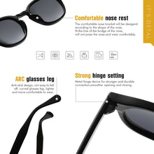 Load image into Gallery viewer, Polarized Sunglasses For Men 2023 Round Women&#39;s Glasses Rivet Eyeglass Trendy Shades Leopard Color lunettes de soleil