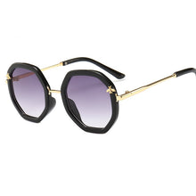 Load image into Gallery viewer, Polygon Metal Bee Children Sunglasses Decorative Lovely Kids Shade Eyewear Chit Irregular Shape Eyeglasses UV400