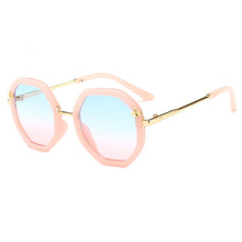 Load image into Gallery viewer, Polygon Metal Bee Children Sunglasses Decorative Lovely Kids Shade Eyewear Chit Irregular Shape Eyeglasses UV400
