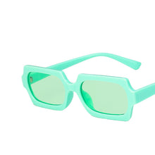 Load image into Gallery viewer, Polygon Small Rectangle Sunglasses Women Retro Candy Color Men Shades UV400 Square Leopard Gradient Sun Glasses