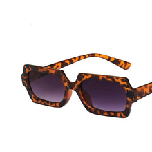 Load image into Gallery viewer, Polygon Small Rectangle Sunglasses Women Retro Candy Color Men Shades UV400 Square Leopard Gradient Sun Glasses