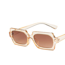 Load image into Gallery viewer, Polygon Small Rectangle Sunglasses Women Retro Candy Color Men Shades UV400 Square Leopard Gradient Sun Glasses