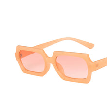 Load image into Gallery viewer, Polygon Small Rectangle Sunglasses Women Retro Candy Color Men Shades UV400 Square Leopard Gradient Sun Glasses