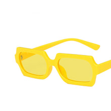 Load image into Gallery viewer, Polygon Small Rectangle Sunglasses Women Retro Candy Color Men Shades UV400 Square Leopard Gradient Sun Glasses