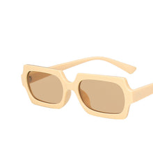 Load image into Gallery viewer, Polygon Small Rectangle Sunglasses Women Retro Candy Color Men Shades UV400 Square Leopard Gradient Sun Glasses