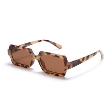 Load image into Gallery viewer, Polygon Small Rectangle Sunglasses Women Retro Candy Color Men Shades UV400 Square Leopard Gradient Sun Glasses