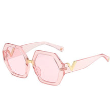 Load image into Gallery viewer, Polygonal Sunglasses Women  Brand Sun Glasses Personality Ladies Eyewears UV400 Goggles V-leg Glasses