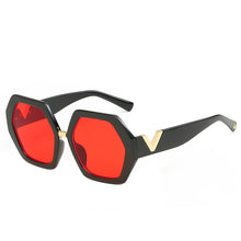 Load image into Gallery viewer, Polygonal Sunglasses Women  Brand Sun Glasses Personality Ladies Eyewears UV400 Goggles V-leg Glasses