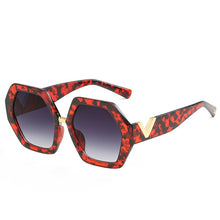 Load image into Gallery viewer, Polygonal Sunglasses Women  Brand Sun Glasses Personality Ladies Eyewears UV400 Goggles V-leg Glasses