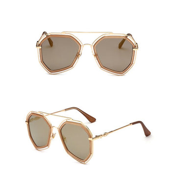 Polygonal sunglasses personality sunglasses European and American style man style sunglasses