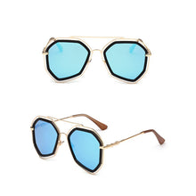 Load image into Gallery viewer, Polygonal sunglasses personality sunglasses European and American style man style sunglasses