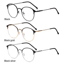 Carica l&#39;immagine nel visualizzatore di Gallery, Occhiali da vista ultraleggeri con montatura in metallo portatile Occhiali da computer Occhiali anti-UV per raggi blu 