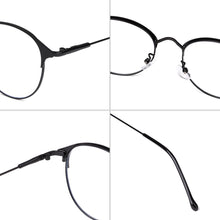 Carica l&#39;immagine nel visualizzatore di Gallery, Occhiali da vista ultraleggeri con montatura in metallo portatile Occhiali da computer Occhiali anti-UV per raggi blu 