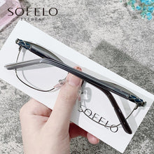 Load image into Gallery viewer, Prescription Eyeglasses Frame Female Myopia Optical Glasses Frame Women Red Stainless Steel Spectacles Frame Brand 2023