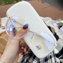 Load image into Gallery viewer, Prescription Frame Ultra Light Retro Round Frame Female  Glasses With Large Face