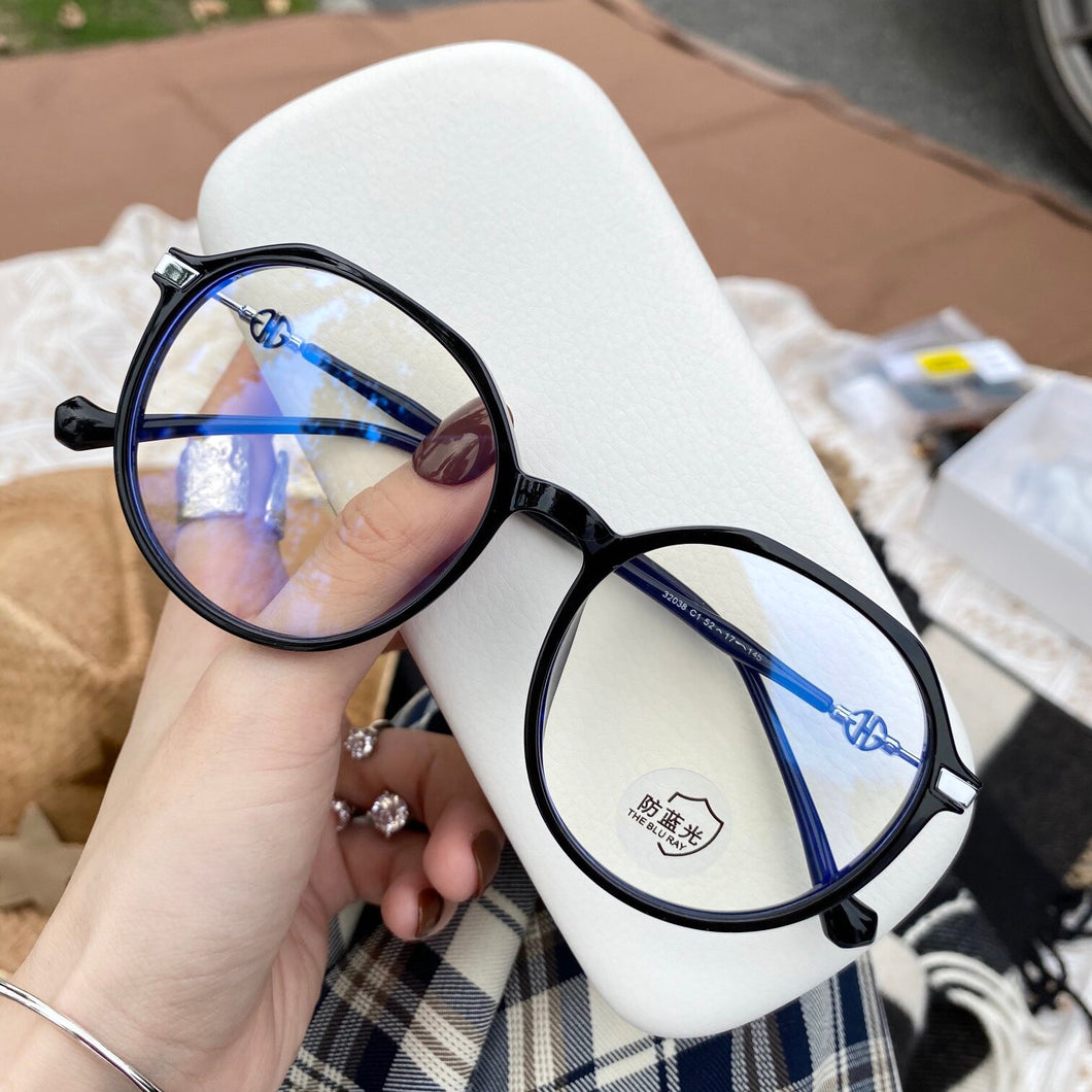 Prescription Frame Ultra Light Retro Round Frame Female  Glasses With Large Face