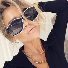 Load image into Gallery viewer, Punk Round Sunglasses Women Brand Designer Retro Sun Glasses Female Big Frame Vintage Trend Funny Party Oculos De Sol