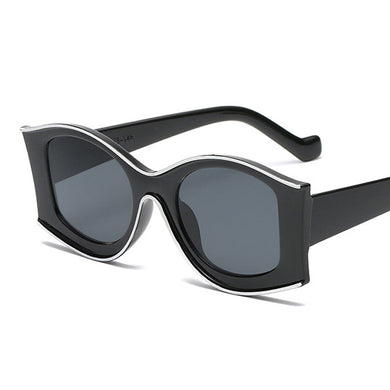 Punk Round Sunglasses Women Brand Designer Retro Sun Glasses Female Big Frame Vintage Trend Funny Party Oculos De Sol