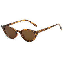 Carica l&#39;immagine nel visualizzatore di Gallery, Punk Sun Glasses Frame PC Lens AC Travel Sunglasses Retro Small Oval Sunglasses for Women