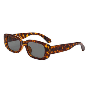 Punk Sun Glasses Frame PC Lens AC Travel Sunglasses Retro Small Oval Sunglasses for Women