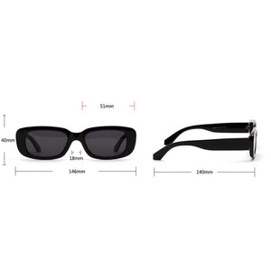 Punk Sun Glasses Frame PC Lens AC Travel Sunglasses Retro Small Oval Sunglasses for Women