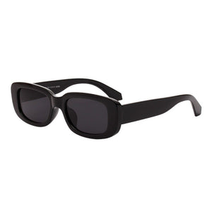 Punk Sun Glasses Frame PC Lens AC Travel Sunglasses Retro Small Oval Sunglasses for Women