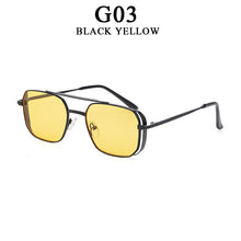 Load image into Gallery viewer, Punk Sunglasses For Men Red  Square Glasses Vogue Vintage Oculos De Sol Masculino Lunette De Soleil Homme Okulary