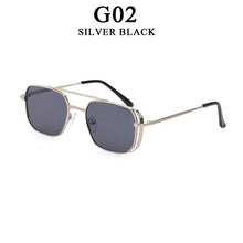 Load image into Gallery viewer, Punk Sunglasses For Men Red  Square Glasses Vogue Vintage Oculos De Sol Masculino Lunette De Soleil Homme Okulary