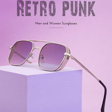 Load image into Gallery viewer, Punk Sunglasses For Men Red  Square Glasses Vogue Vintage Oculos De Sol Masculino Lunette De Soleil Homme Okulary