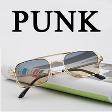 Load image into Gallery viewer, Punk Sunglasses For Men Red  Square Glasses Vogue Vintage Oculos De Sol Masculino Lunette De Soleil Homme Okulary