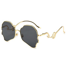 Load image into Gallery viewer, Punk Sunglasses Women Men Colorful Lens Sun Glasses Shades Eyewear Lady  Metal Frame Human Head Eyeglasses UV400