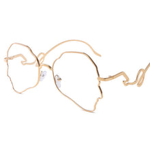 Load image into Gallery viewer, Punk Sunglasses Women Men Colorful Lens Sun Glasses Shades Eyewear Lady  Metal Frame Human Head Eyeglasses UV400